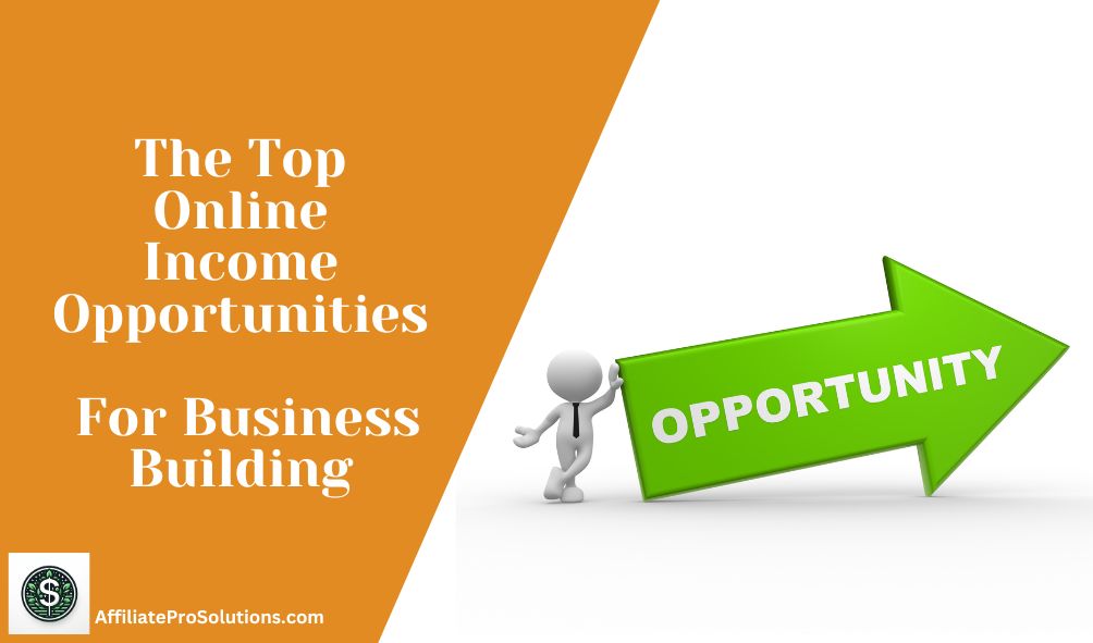 Top Online Income Opportunities Header