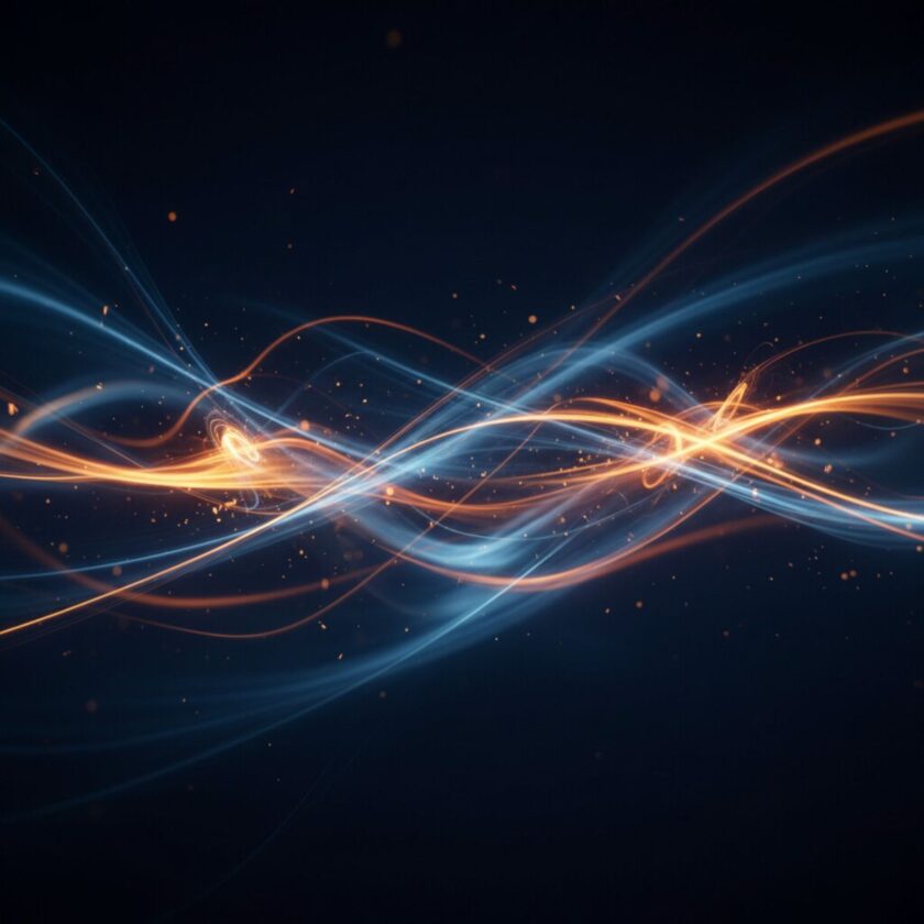 Abstract AI generated light waves created using the Wealthy Affiliate Image Studio