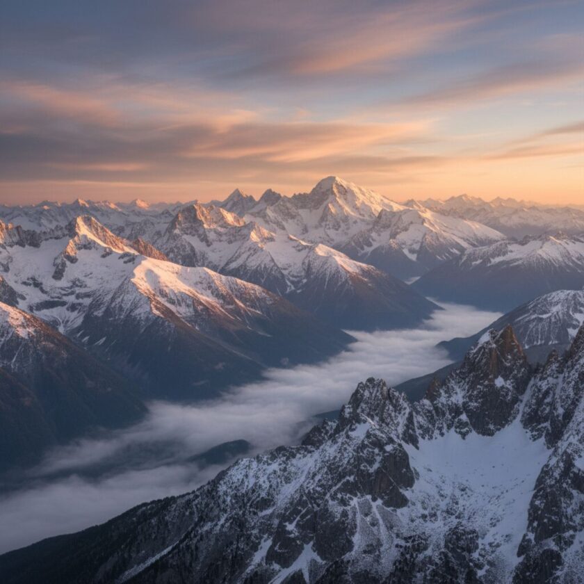 AI generated mountain landscape image created with the Wealthy Affiliate Image Studio