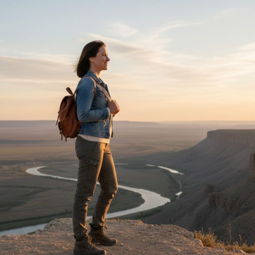 AI generated outdoor adventure image created using the Wealthy Affiliate Image Studio