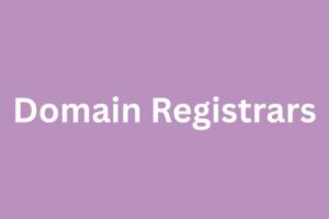 The Domain Registrars Category