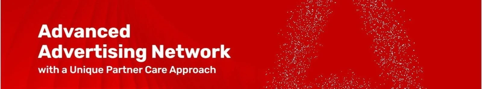 Adsterra homepage showing the advertising network branding and platform overview