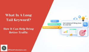 What is a long tail keyword header image showing a broad search turning into a more specific long tail keyword for better traffic